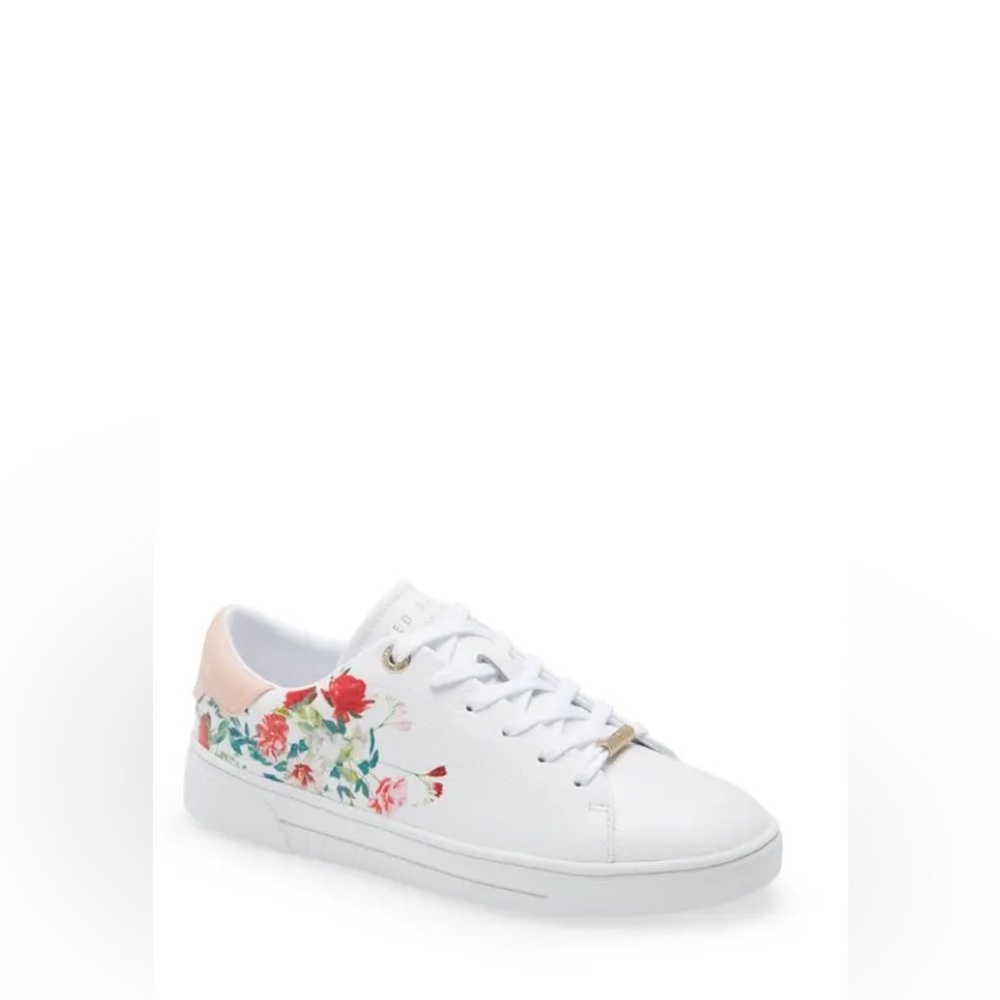 Ted Baker London Hayiden Metropolis Floral Sneaker. Color: White Floral